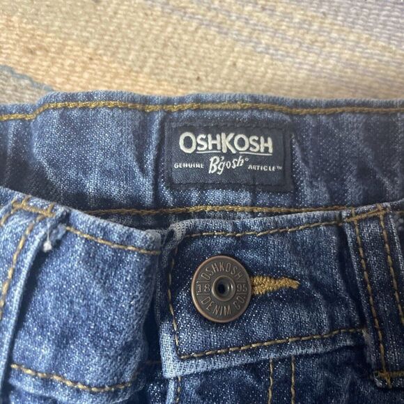 OSHKOSH B’Gosh Girls Jean Shorts Size 6 Destressed Adorable Knee Back to school - Picture 11 of 16